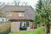 Gartenansicht - Schöne Doppelhaushälfte mit Garage und Carport