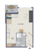 Erdgeschoss - Seniorengerechte 1-Zimmer Wohnung mit Terrasse in gepflegter Wohnanlage