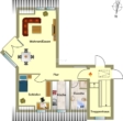Dachgeschoss - Gemütliche 2-Zimmer-Wohnung mit Einbauküche und Stellplatz