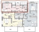 Dachgeschoss - Moderne 1-Zimmer-Wohnung im energetisch sanierten Mehrfamilienhaus