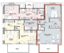 Dachgeschoss - Erstbezug nach energetischer Sanierung: 3-Zimmer-Dachgeschosswohnung