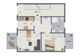 Erdgeschoss - Gemütliche 2-Zimmer-Erdgeschosswohnung mit zwei Terrassen in zentrumsnaher Lage