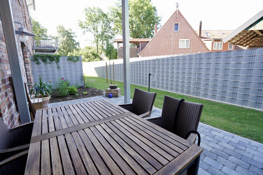 Terrasse in West-Ausrichtung