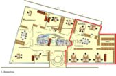Rotenburg: Großraumbüro mit zwei Büros in einer Bürogemeinschaft (2.OG) - Büroflächen im 2. Obergeschoss
