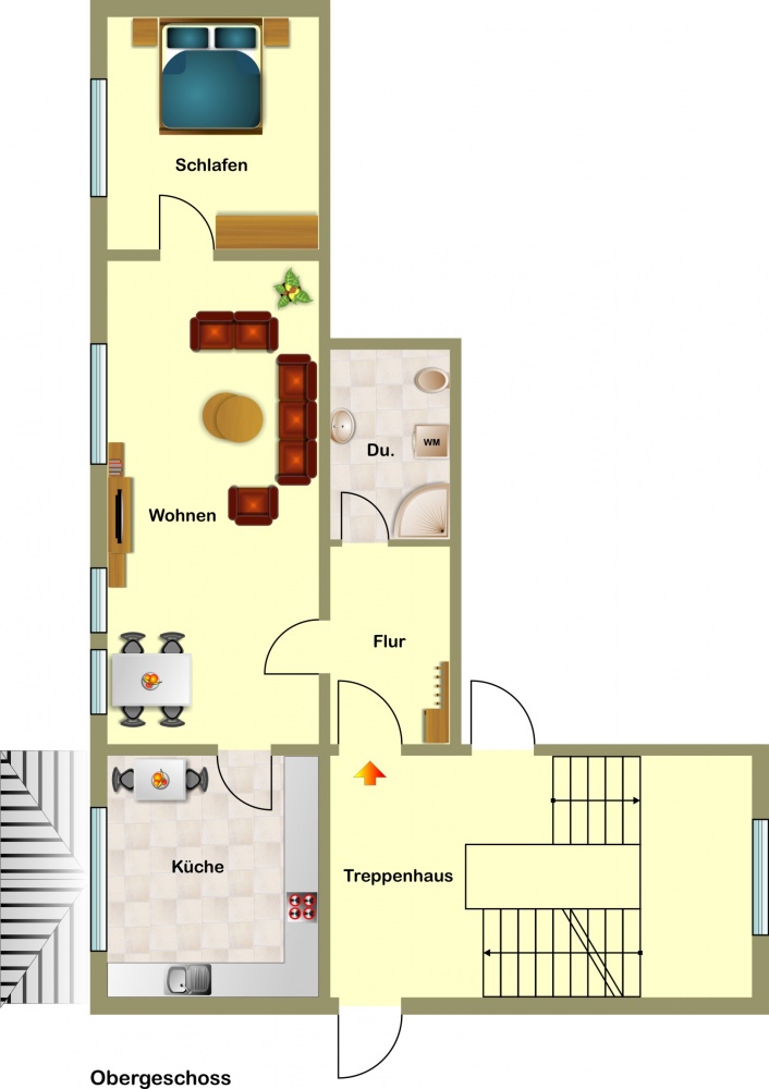 Obergeschoss Wohnung Nr. 9