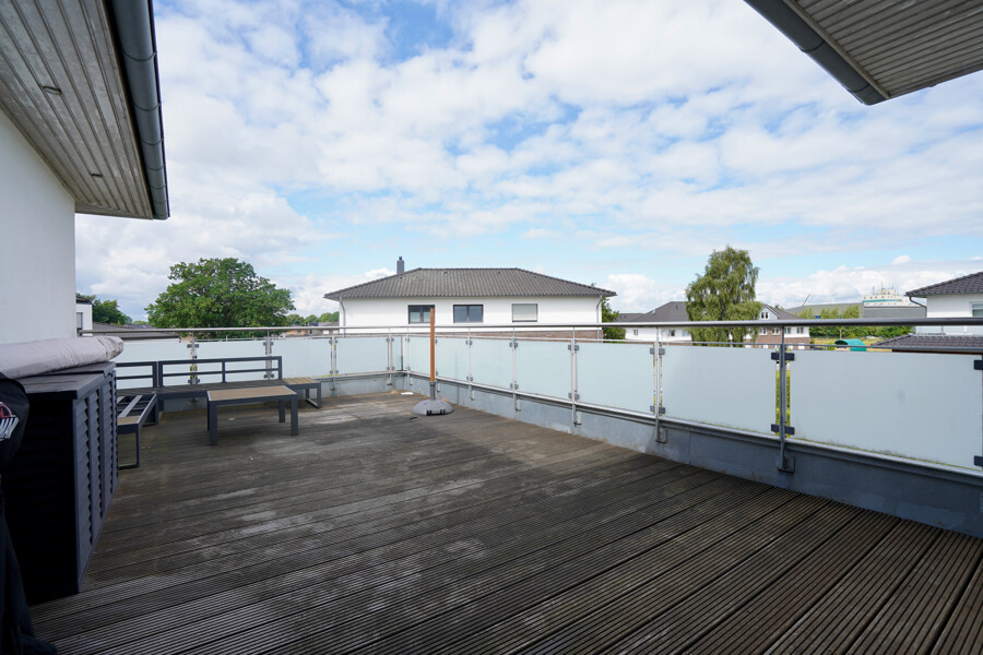 Dachterrasse mit Nord-West Ausrichtung