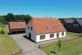 Hausansicht vorne - Großzügiges Wohnen auf dem Land – Hofstelle mit viel Charme und Potenzial