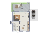Erdgeschoss - Charmante 4-Zimmer-Wohnung mit Terrasse, zwei Balkonen und Carport